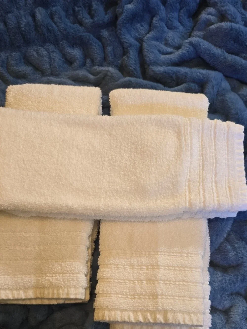 Fluffy! Hotel Collection White Microcotton Hand Towels - Set of 3
